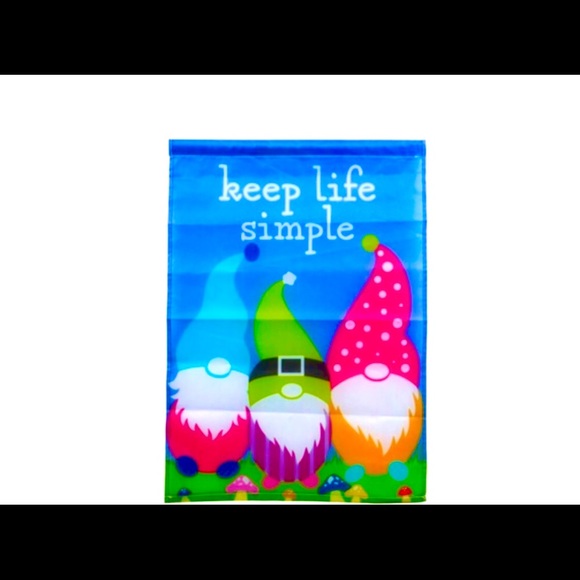 🍄 COLORFUL GARDEN GNOME FLAG 🍄 - Picture 3 of 3